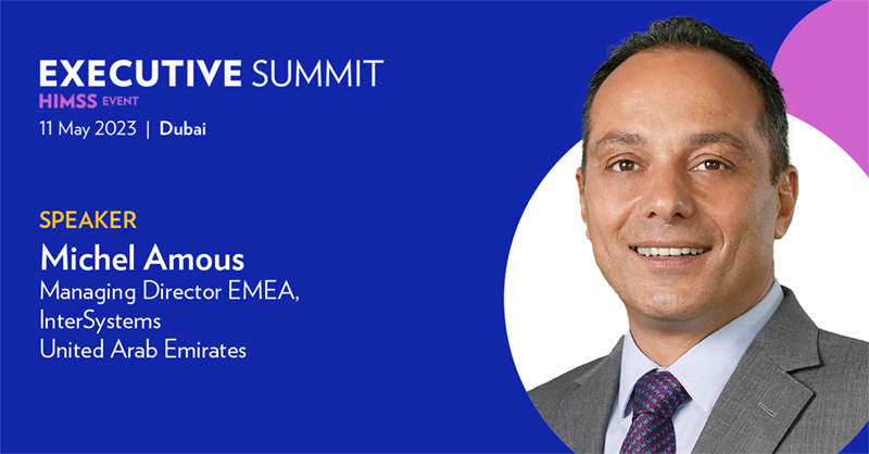 Join us HIMSS Executive Summit tomorrow for a keynote session on 'Software: Protecting Patients and Improving Outcomes' by Michel Amous, Managing Director at #InterSystems. 

#InterSystemsME #Healthcare #DataManagement #DigitalTransformation #HIMSS #Dubai