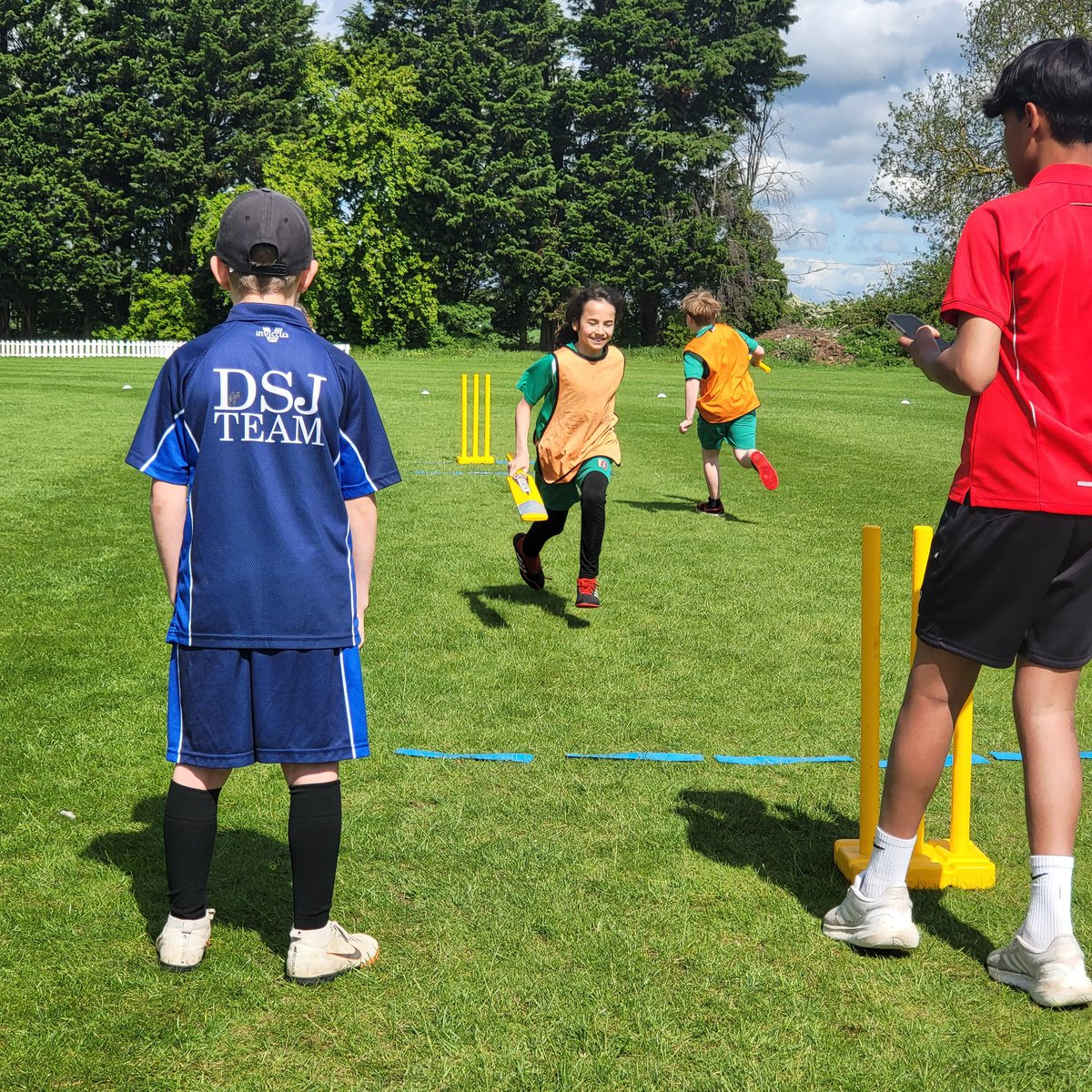 Y5 Cricket today <a href="/DeepingCC/">Market Deeping CC 🏏</a>  Pupils having a great time playing #dynamoscricket
Thanks to sports leaders from <a href="/BourneGS_PE/">Bourne Grammar P.E.</a> for umpiring.
<a href="/LincsCricket/">Lincolnshire Cricket</a> <a href="/YourSchoolGames/">School Games</a> <a href="/ActiveLincs/">Active Lincolnshire</a>