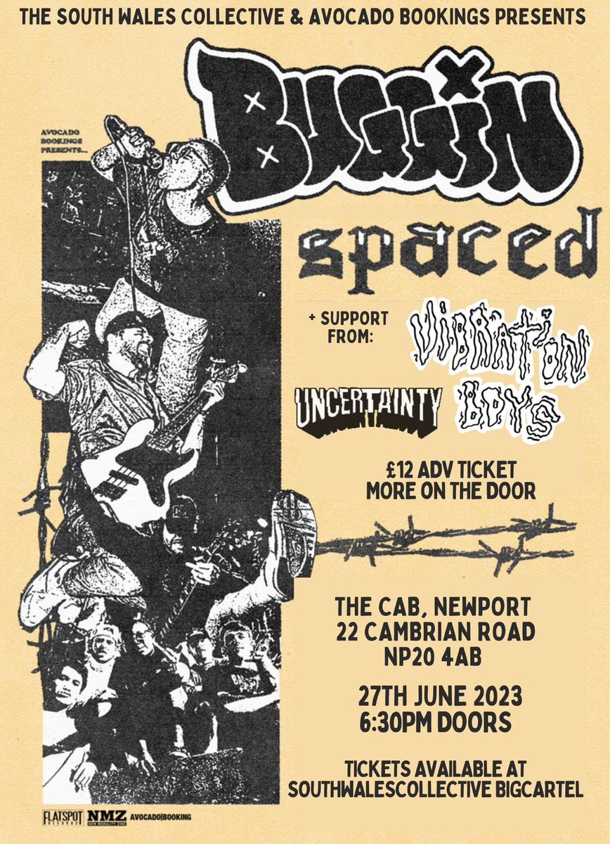 BACK ACROSS THE BRIDGE IN JUNE TO SUPPORT <a href="/BugginHC/">BUGGIN (REDACTED)</a> and <a href="/spacedhc/">SPACED</a>