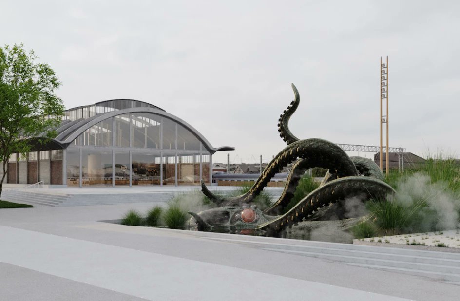 ActuaLitte's tweet photo. Le “Nauti-poulpe”, créature hybride en hommage à Jules Verne
https://t.co/6Aky9qnefW
@AmiensMetropole @AmiensVille
#PierreMatter #insolite #salon #festival #NautiPoulpe #RDVBD #Amiens #JulesVerne #sculpture https://t.co/6nPmjn3dza