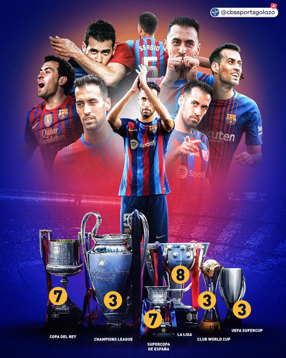 Barça Notes 🗒 on Twitter "📌 Sergio Busquets (34) with FC Barcelona 🐙 🏟