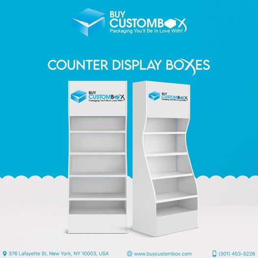 BuyCustomB23351's tweet image. Maximize your brand's impact with our eye-catching counter display boxes - perfect for showcasing your products and attracting customers.
Visit Our Website: buycustombox.com
Contact No: (301) 453-5226          
#CustomBoxes #CustomPackaging  #CounterDisplayBoxes