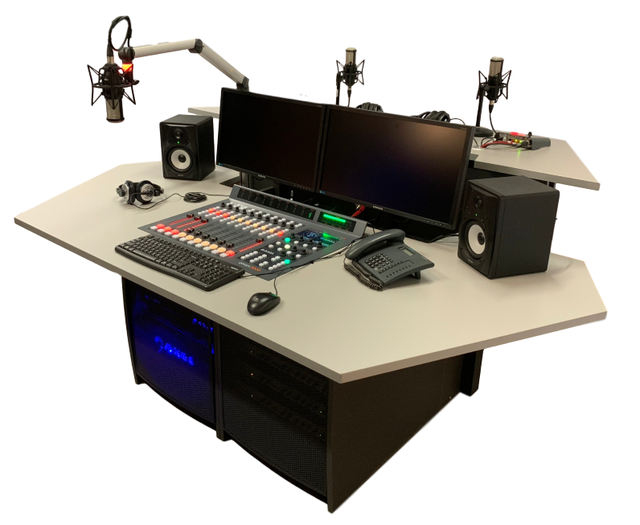 Ahorre consumos eléctricos con nuestro Servicio Estudio Virtual de Radio, donde podrá ofrecer a su audiencia una emisión continuada 24/7/365... No ocupe espacio físico en estudios o vivienda y ahorre consumos continuos de Electricidad e Internet con un Servicio ininterrumpido...