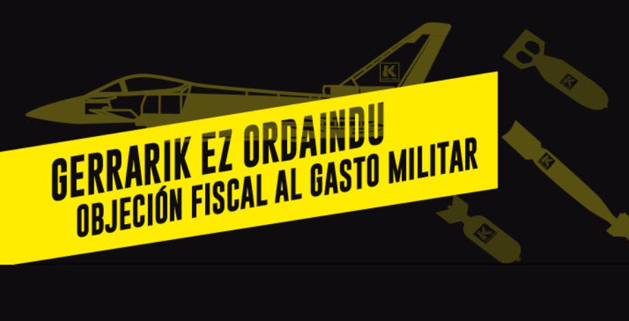 📢ATENCIÓN!! Ya puedes pedir cita para realizar la declaración de la renta aplicando la #ObjeciónFiscal 😍

#DONOSTIA 📞618 42 21 40
📩eragozpenfiskala.gipuzkoa@gmail.com

#GASTEIZ 📞945 12 07 46

#BILBO ⏰Pide tu cita forms.gle/ySLgRUkBd6V5g3…

👉Más info eragozpenfiskala.org/como-se-hace-o…