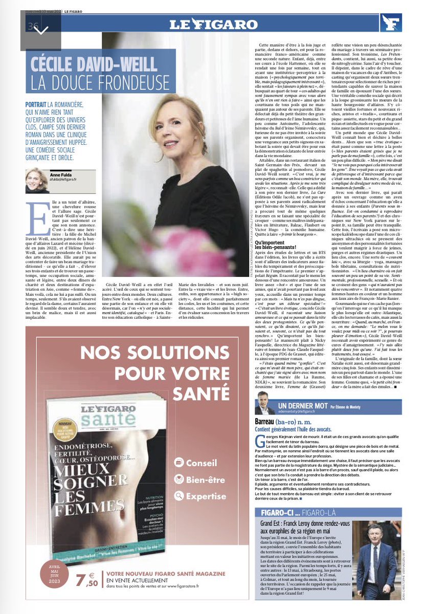Cécile David Weill tweet media