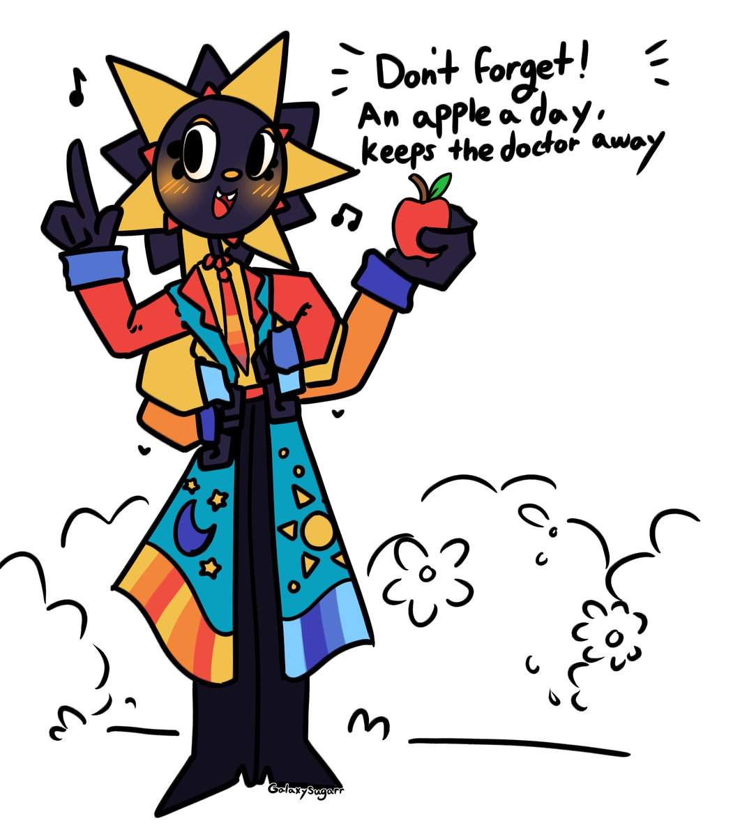 GalaxySugarr's tweet photo. From a funny chat i had lol.
Here's Eclipse or Dr.Clip. 
He just wants to make sure you're doing okay~ 
#WelcomeHome #fnafeclipse https://t.co/b3qNJo22rD