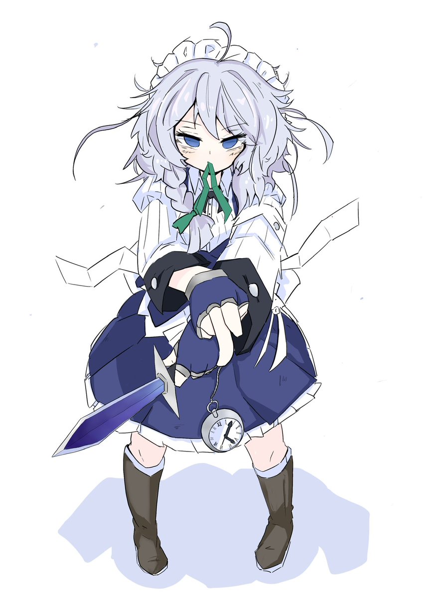 十六夜咲夜 「#メイドの日」|たったにのイラスト