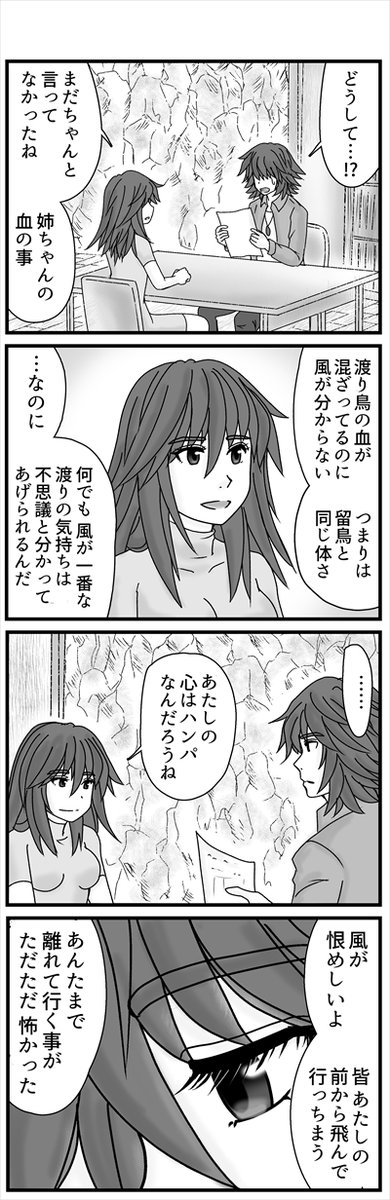 リッケの二つの血に迷う進路のお話続き サナは姉として、親代わりとして、大切な弟の為に大切な事を伝えました。 (1/3)