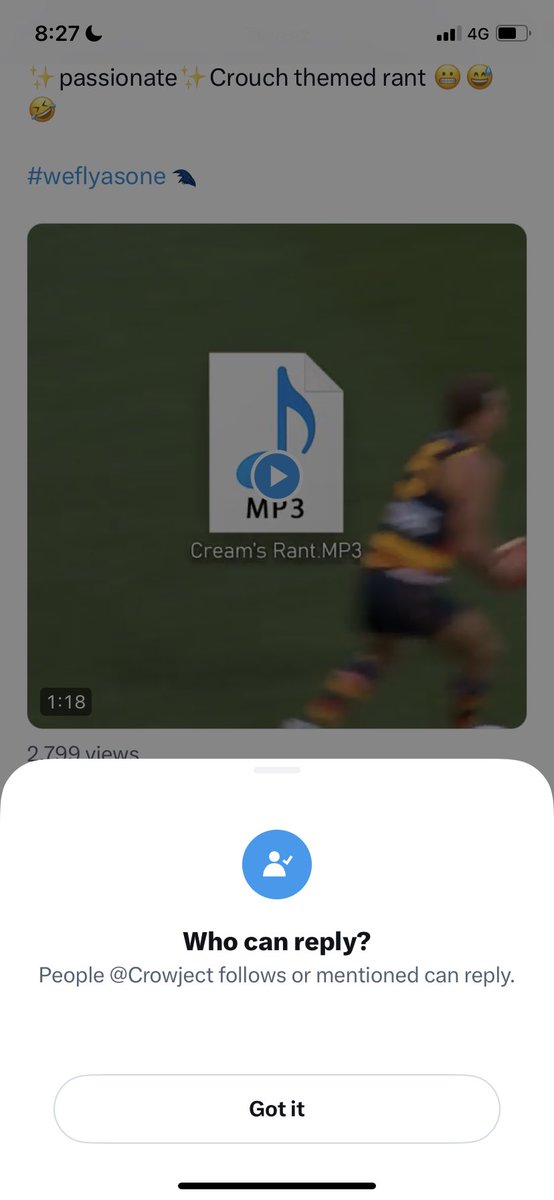 arkupafc's tweet photo. Gutless. To public shame a past club champion like this is the lowest of lows. Take your membership and podcast and fuck off #arkup https://t.co/YeZzWgIefg
