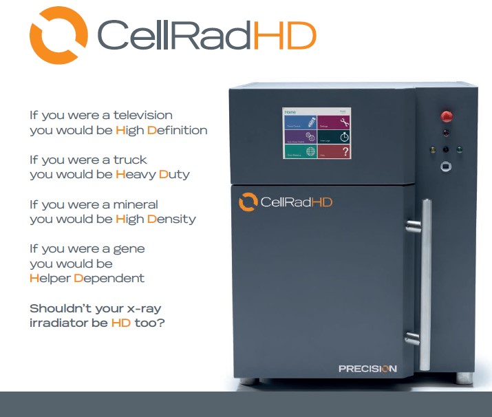 precisionxray's tweet photo. Introducing the next-generation benchtop irradiator, CellRadHD. @precisionxray brought you the FIRST benchtop irradiator; now we are bringing you the LAST one you will ever need!
Read the full press release:
https://t.co/hu0hDhjyuN
#PrecisionXray #CellRad https://t.co/dexeeWQ2XS