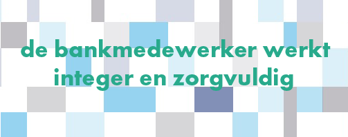 De bankmedewerker werkt integer en zorgvuldig. Dat houdt o.a. in dat hij/zij
- eerlijk en betrouwbaar is;
- verstrengeling van eigen belangen met de belangen van anderen voorkomt;
- de schijn van belangenverstrengeling voorkomt.
tuchtrechtbanken.nl/de-gedragscode/
#integer #bank #eed
