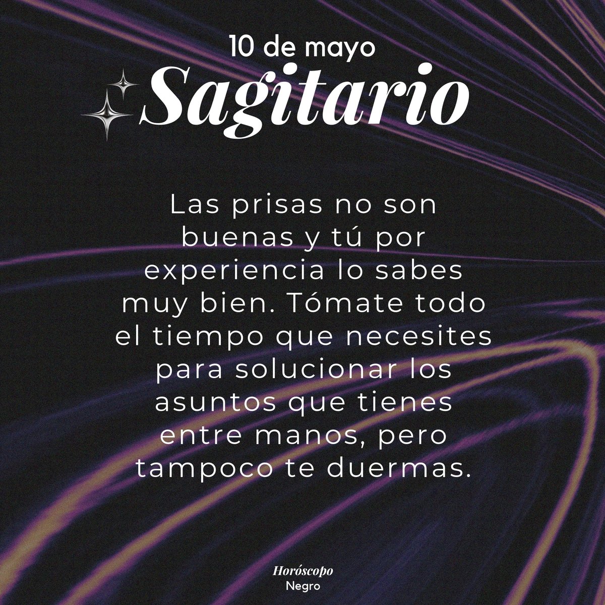 sagitario_hn's tweet photo. El horóscopo diario del 10 de mayo para Sagitario 🔮♐ Lee completo aquí: https://t.co/YCoyTcQyIr https://t.co/02nvChAx2f