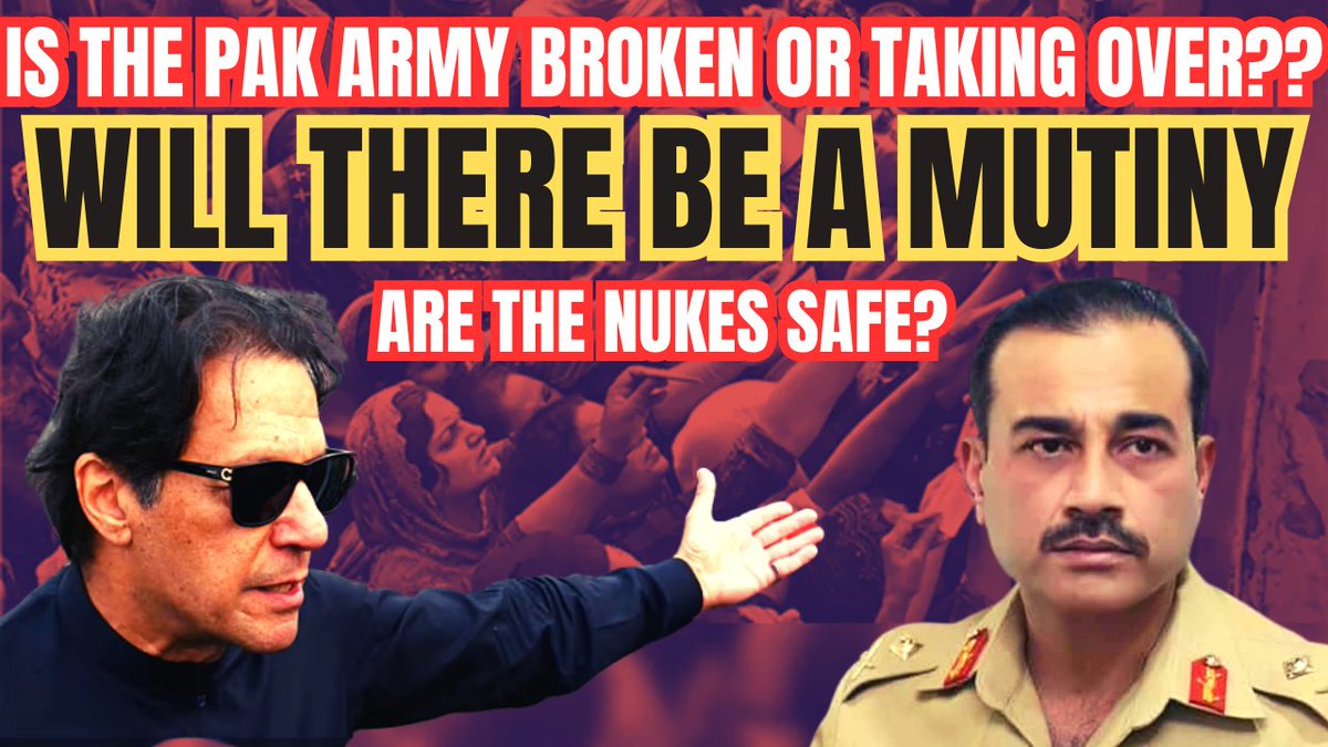 LIVE at 10 Is Pakistan Army Taking Over I Imran Khan Arrest Staged I What Will Happen to Pakistan Nukes I Aadi youtube.com/watch?v=KRmXj_…. #ImranKhan #ImranKhanArrest #ImranKhanOurRedLine #PakistanArmy #PakistanArmyMafia #AsimMunir #Lahore #PeshawarHQ #GHQ #isi #PakistanProtests