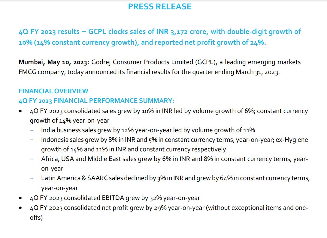 AoI Ventures on Twitter "Godrej Consumer Products"
