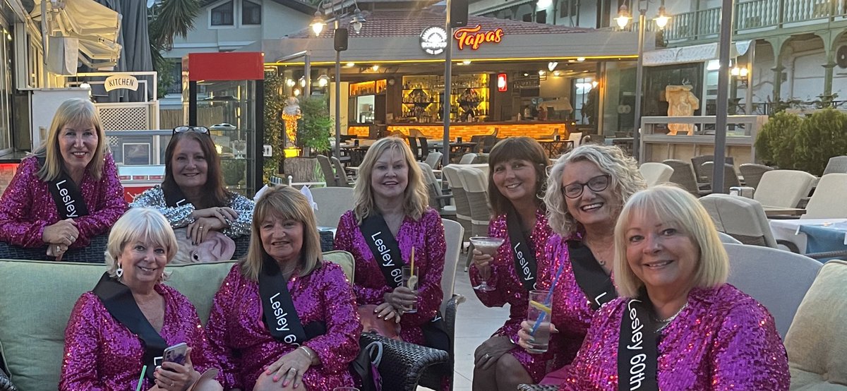 Thank you <a href="/Matalan/">Matalan</a> , we sparkled in your dresses for <a href="/lilacbudgirl/">Lesley Carroll</a> significant birthday all the way out in Turkey 🇹🇷