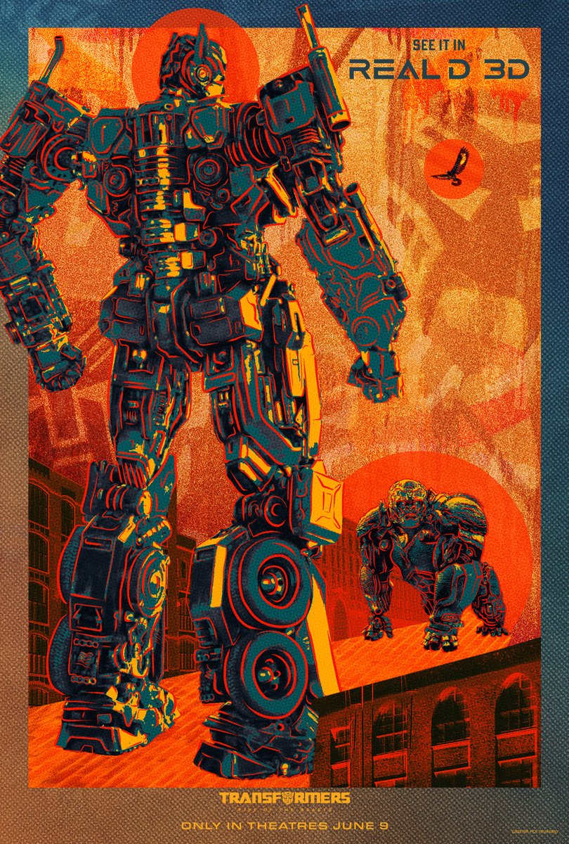 Prime meets Primal. Watch #Transformers: #RiseOfTheBeasts in <a href="/RealD3D/">RealD 3D</a> on June 9. Get your tickets now: fandan.co/3MbiT1n