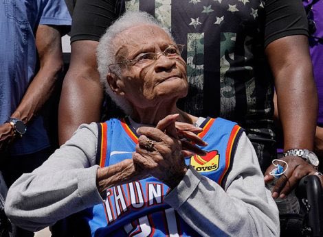 Today is Viola Fletcher's 109th birthday. She is one of the three last known living survivors of the 1921 Tulsa Race Massacre which destroyed Black Wall Street.