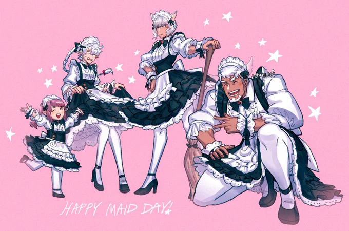 [FFXIV] i heard it was maid day? 