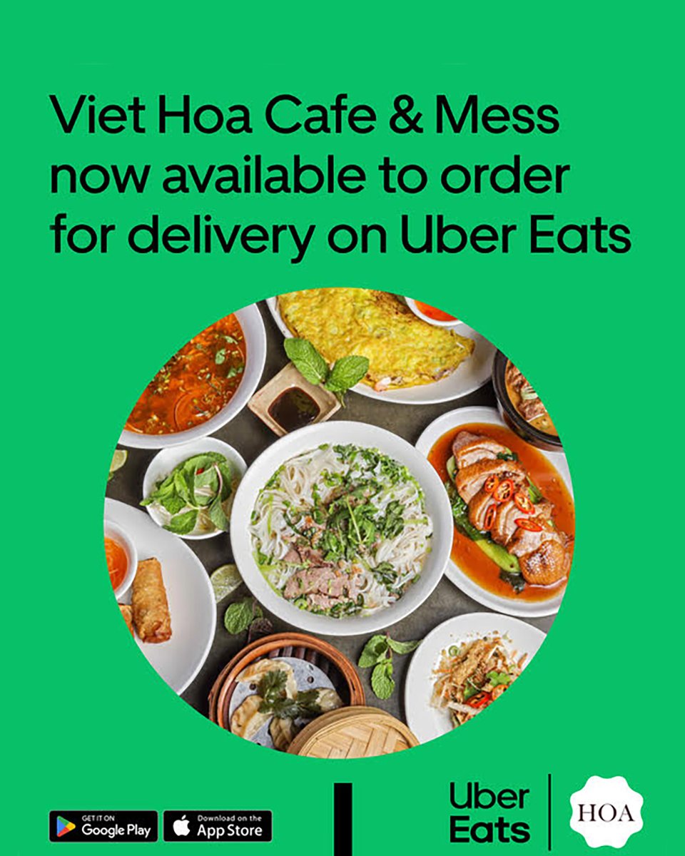 We’re happy to announce that we are now on Uber Eats both with our regular and vegan menus. When you get that craving for some Vietnamese goodness, we’re just a few taps away! 🍜🚴 #VietnameseCuisine #UberEats