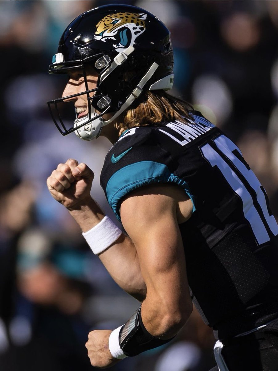 thebrettjames1's tweet photo. Crazy to think that this time next year Trevor Lawrence will be:

* 3-1 in London
* 2-0 vs Lamar Jackson
* 2-0 vs Josh Allen
* Will be only the 12th player in NFL history to win MVP &amp; SB MVP in the same season https://t.co/KqVdTUVeMk