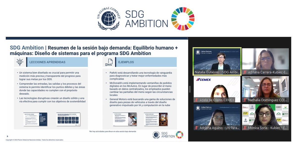 PactoGlobalEcua's tweet image. En el marco del programa #SDGAmbition se llevó a cabo la sesión de trabajo final durante la cual se revisó con los participantes los contenidos del módulo 3, los entregables finales del programa donde las empresas presentarán su plan de 3, 6 y 9 meses; su tarjeta de compromiso…
