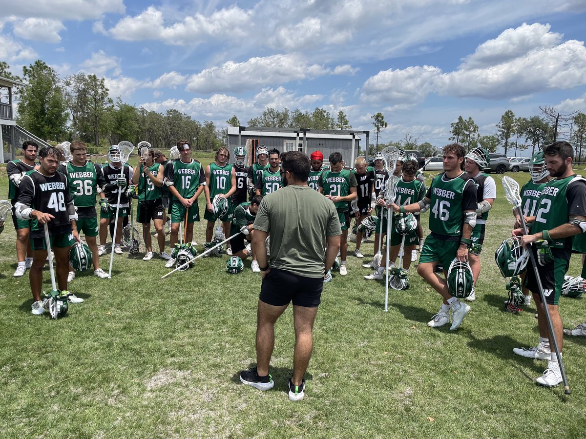 LaxWebber's tweet photo. Special day today and wanted to give a most thankful shout out to the Godfather of Webber lacrosse Reynold Rey who stopped by to talk to the boys at practice this week https://t.co/sHoXMorRFP