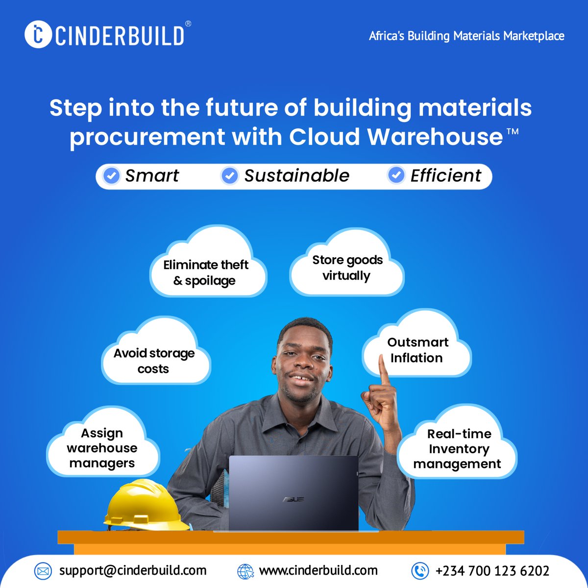 CinderBuild's tweet photo. Elevate Your building materials procurement game. Experience unbeatable cost savings and efficiency with Cloud Warehouse!

#cinderbuild
#construction
#buildingmaterials https://t.co/kEuGlBHixe