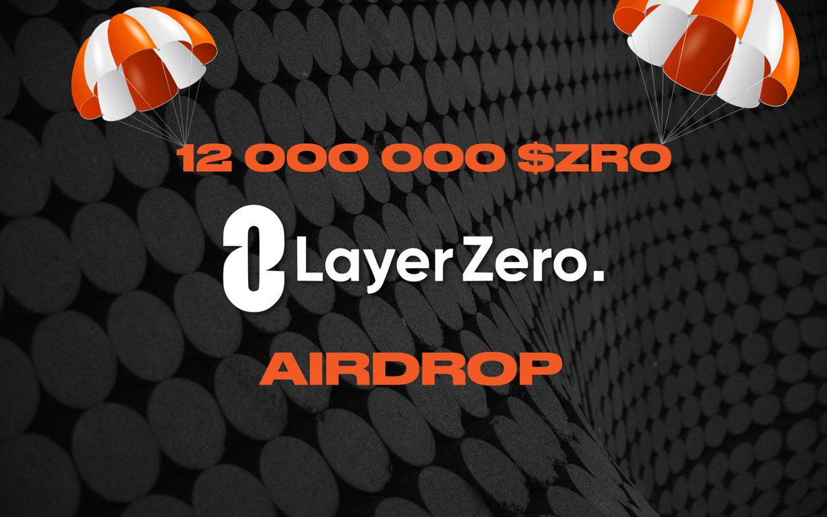 thory9's tweet photo. Layer Zero AirDrop Starts NOW!

All active participants will receive a guaranteed drop of $ZRO tokens.

Register your wallet at the link below:

https://t.co/VV6MpT7DUl

A total of 12.000.000 $ZRO coins have been allocated, time is limited!
$KPL $PEPE #PEPE #PepeCoin $jeff $snek $mong #mong #safemoon #PepeAI #web3 #crypto $eth $wojak $bart $pooh $arb #Binance #memecoin