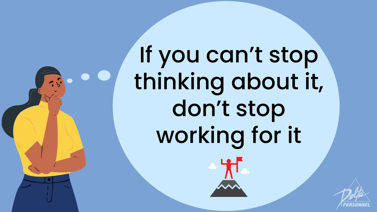 DeltaPersonnel's tweet photo. ✨ Happy Wednesday! If you have a goal that you can't stop thinking about, don't stop working for it!✨ https://t.co/dth9vaFBOC