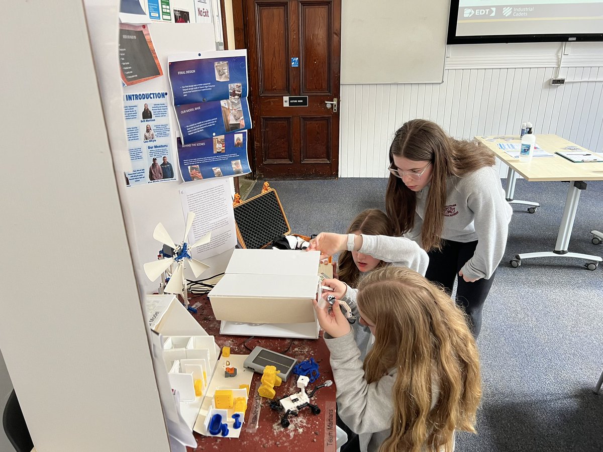 FATech_Ed's tweet photo. Well done to our S2 all Girl #GO4SET team that nailed the Pupils’ Award at the @EDTScotland event at Abertay Uni. Pictured with their mentors from @GSK it was a great finale to a 12 week STEM project that has led to a bronze industrial cadet certificate too #FORrepect_integrity https://t.co/1jmTuCRrbR