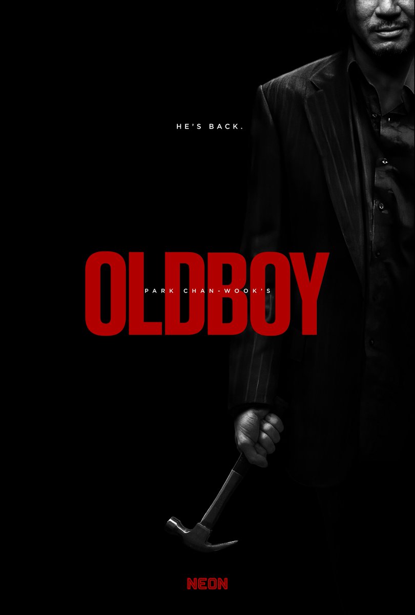 He's back.  OLDBOY trailer tomorrow.