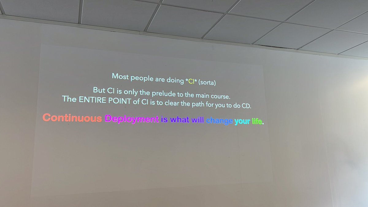 ojuncu's tweet image. Continuous Deployment should be so unremarkable &amp;amp; frequent as a heartbeat 
@mipsytipsy at @agilemanc  
#continousdeployment #heartbeat
