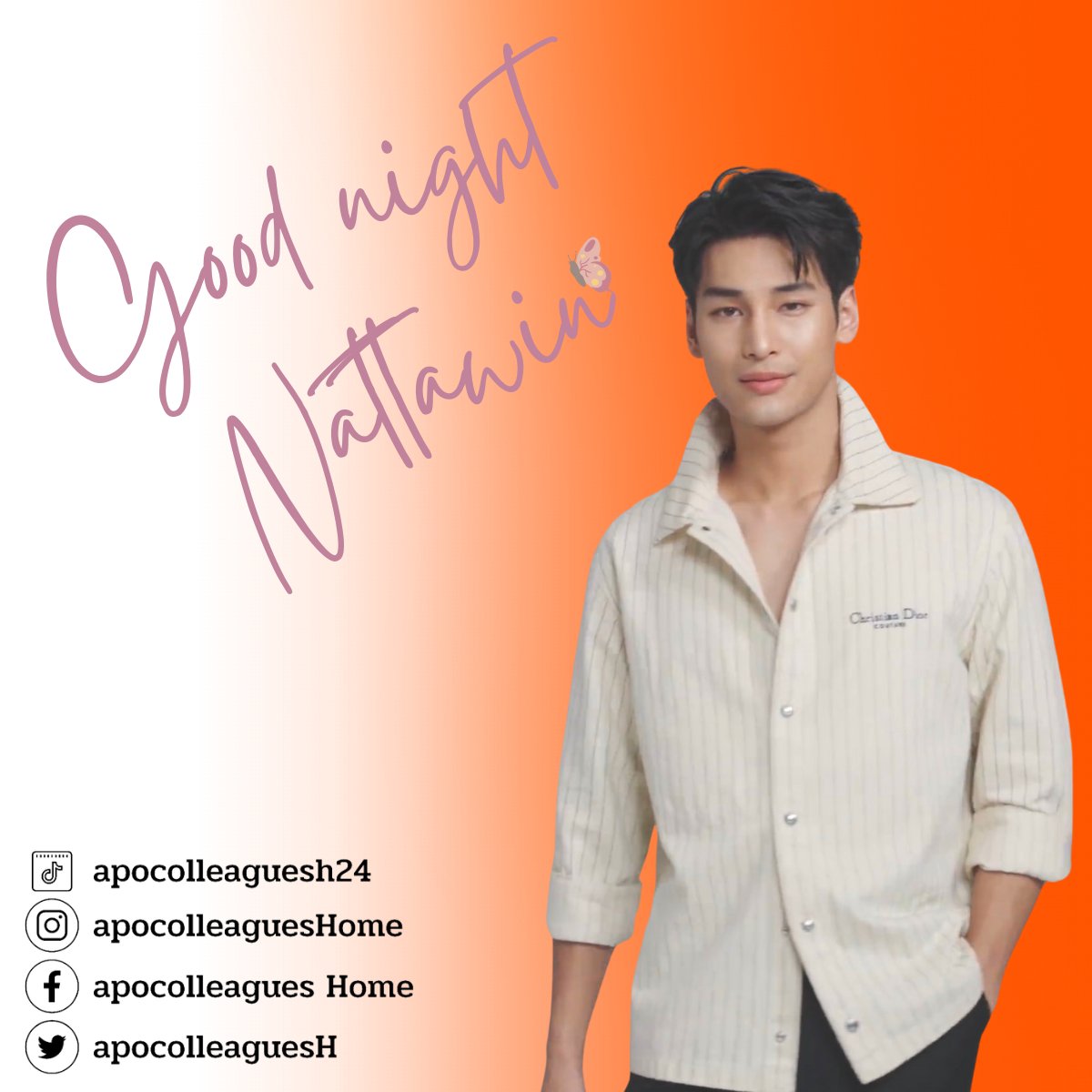 apocolleaguesH's tweet photo. 🌜 Good Night  Apo🌛

ขอให้เป็นคืนที่หลับลงไปด้วยใจที่เปี่ยมสุข..

Have a good dream 🥰

@Nnattawin1 #Nnattawin
#apocolleagues ✧ https://t.co/SkAQPpKGrS