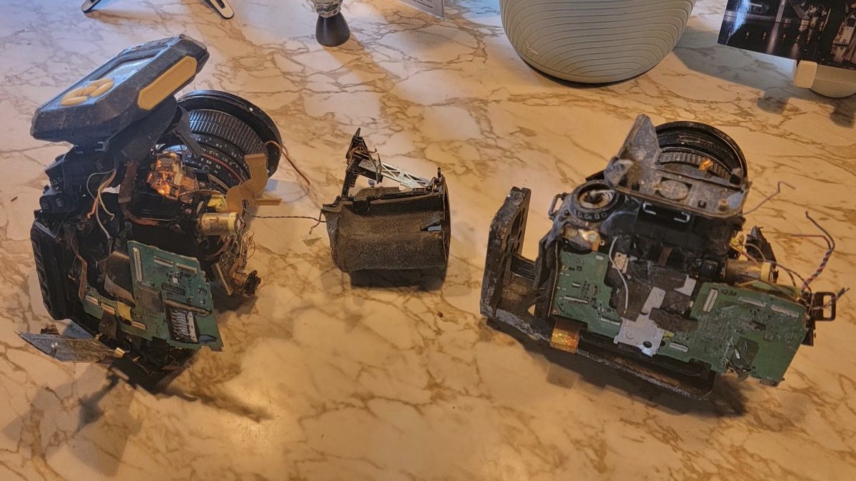 Post-Starship launch camera carnage:

SpaceX retrieved and has begun disseminating the camera equipment of media photographers positioned inside the orbital launchpad at Starbase prior to last month's Starship flight. Thanks to Ryan of <a href="/considercosmos/">Cosmic Perspective</a> for picking up my gear