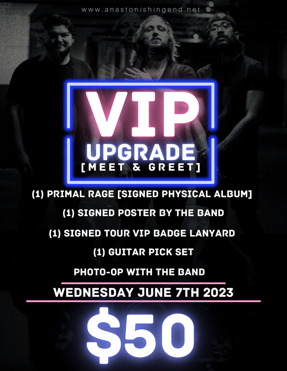 TRexxEnt's tweet photo. Another date added to @AstonishingEnd FL run! Catch An Astonishing End live in Sanford Florida at West End Trading Co on June 7th w Chasing Airplanes, Canvas &amp; Counter Attack🔥 Tickets &amp; VIP Upgrades available at the link in bio 🎟️ #metalcoreshow #metalcoreband #metal #metalcore https://t.co/svATKmVeME