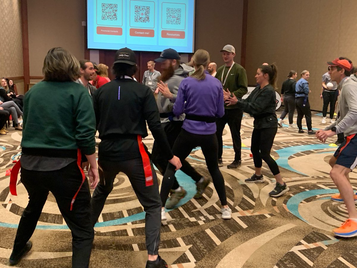 Last Friday Rugby Canada’s Rugby Development Team delivered a Rookie Rugby  workshop at the @phecanada Conference in Charlottetown, PEI to more than 70 physical education leaders who learned how to teach rugby in their schools 🏉 🇨🇦 

#RugbyCA