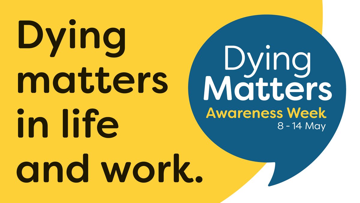 #DyingMattersAwarenessWeek activity continues with a special edition of our staff bulletin, sharing advice from End of Life &amp; Specialist Palliative Care teams and reflections from colleagues on their experience of bereavement, reminding staff that dying matters in life and work.