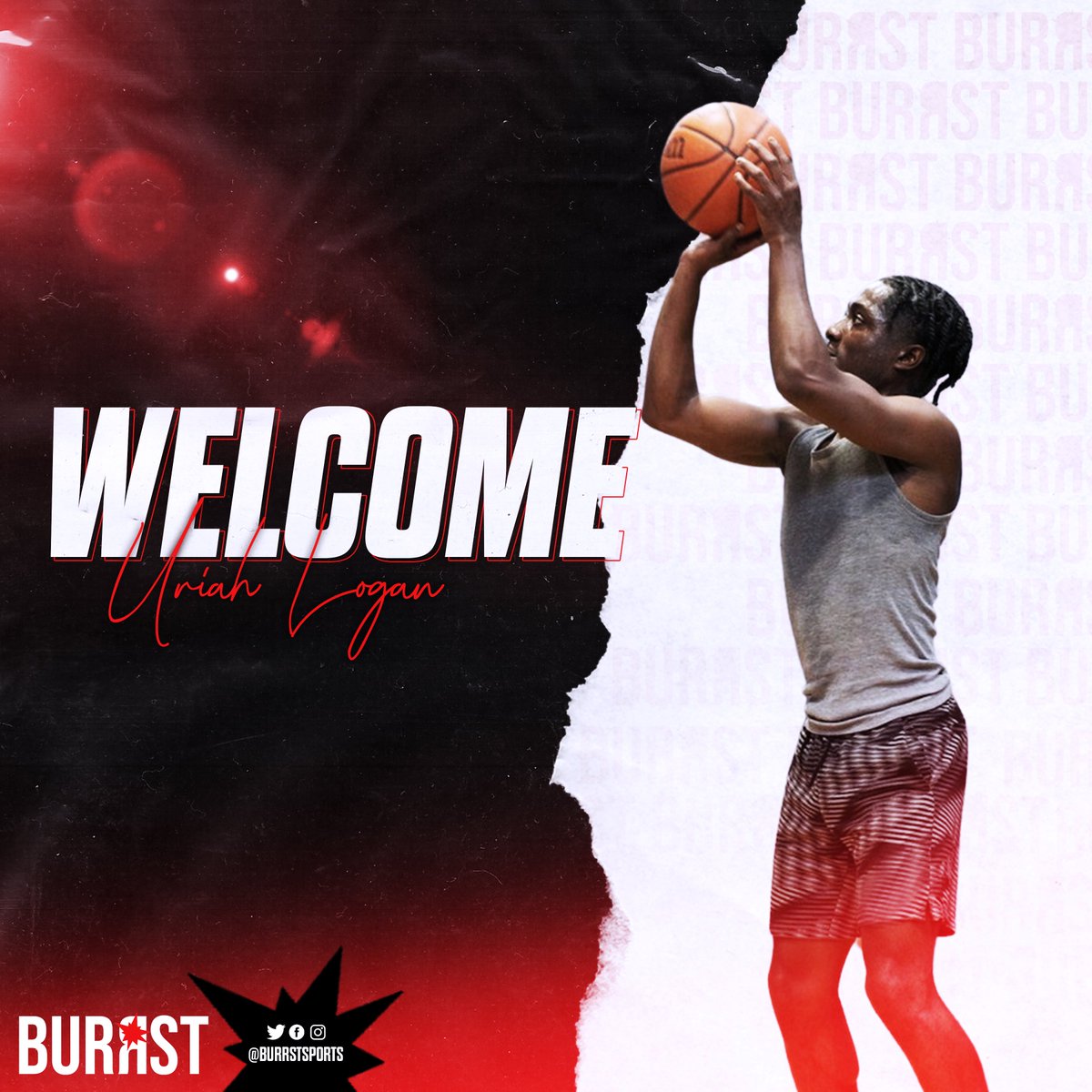 Uriah Logan is a 6’0 point guard juco transfer from Staten Island NY. He now attends Atlantis University and is looking forward to having a breakout year. Welcome to the family! 🫡💥#burrston