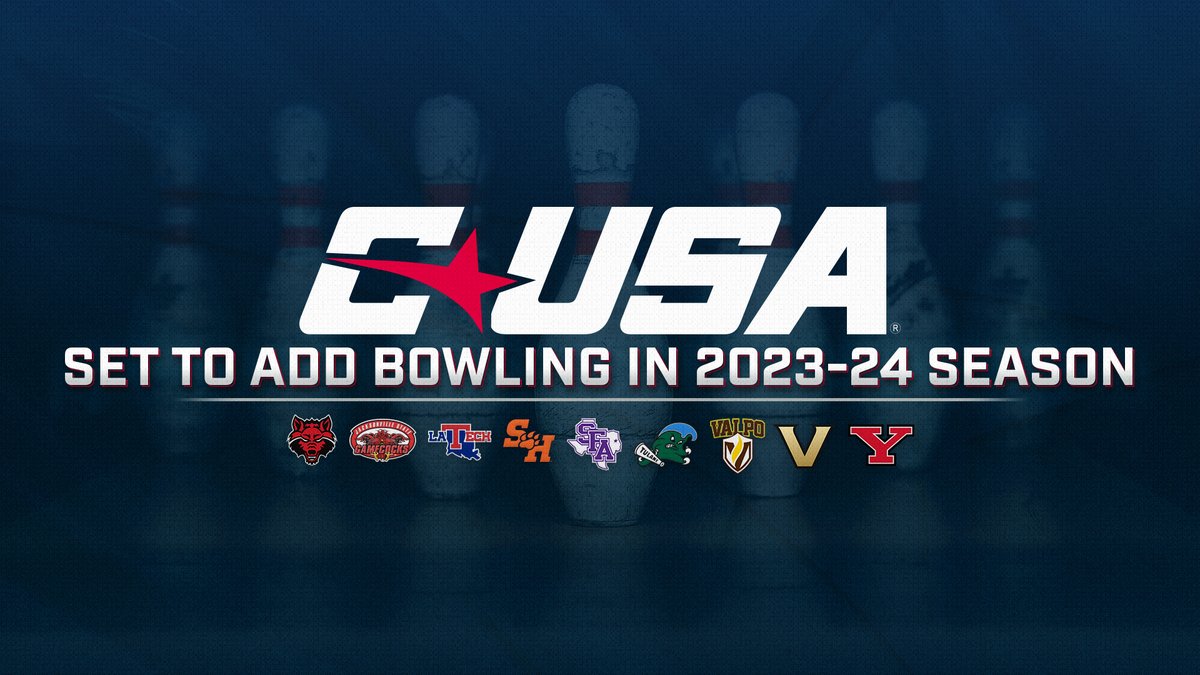 ConferenceUSA's tweet photo. We’re going BOWLING! 🎳

🗞 | https://t.co/sOI5z8NOnU