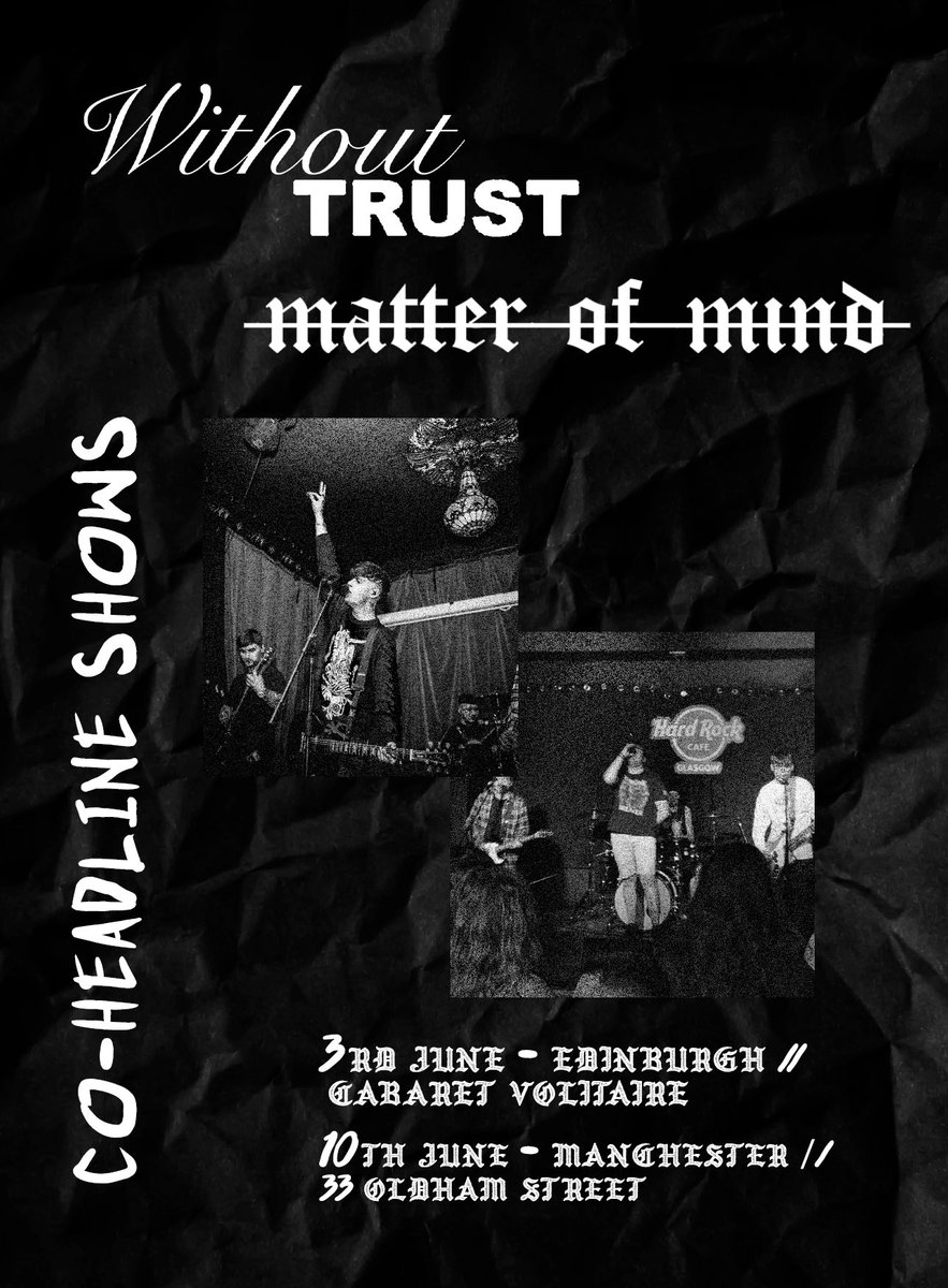🩸EDINBURGH 🩸
🩸MANCHESTER 🩸

We’re coming for you. 

TIX: linktr.ee/matterofmind