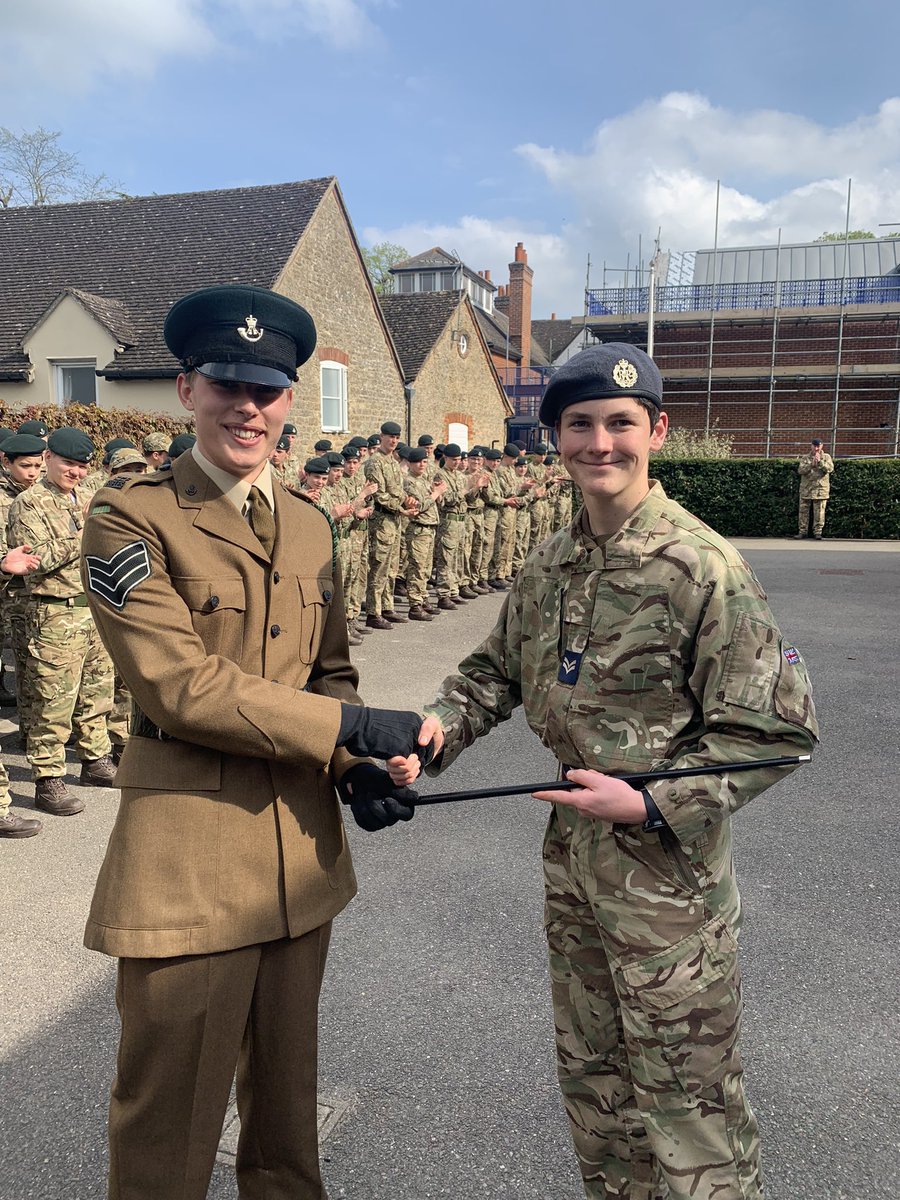 AbingdonSchCCF's tweet photo. Congratulations to the L6th Cadets who successfully interviewed and accepted their new roles as heads of sections ahead of their final year in the CCF. Well done! https://t.co/jG6z1aFX0E