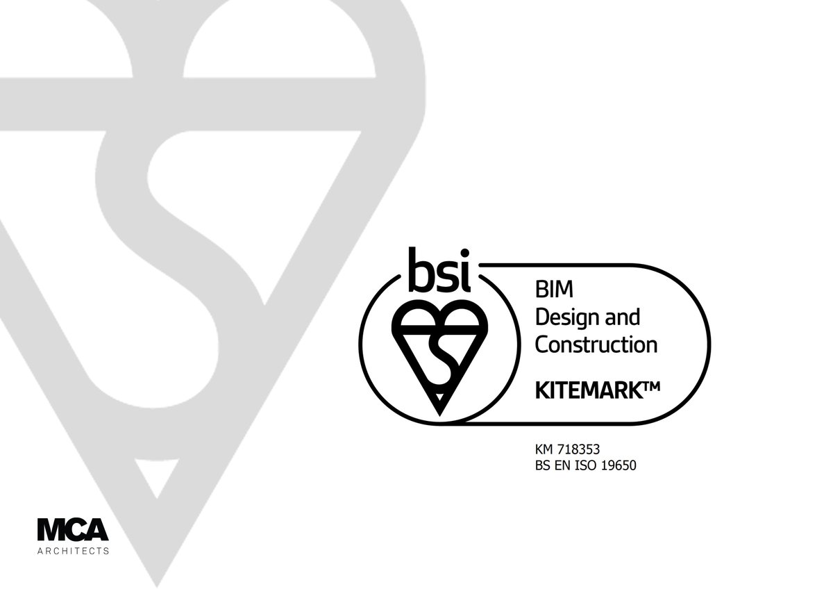 Celebrating a significantachievement at MCA this week. We have obtained @BSI ISO 19650 accreditation for our BIM capabilities and systems as a Lead Appointed Party. We are one of the first architectural practices in Ireland to achieve this accreditation.