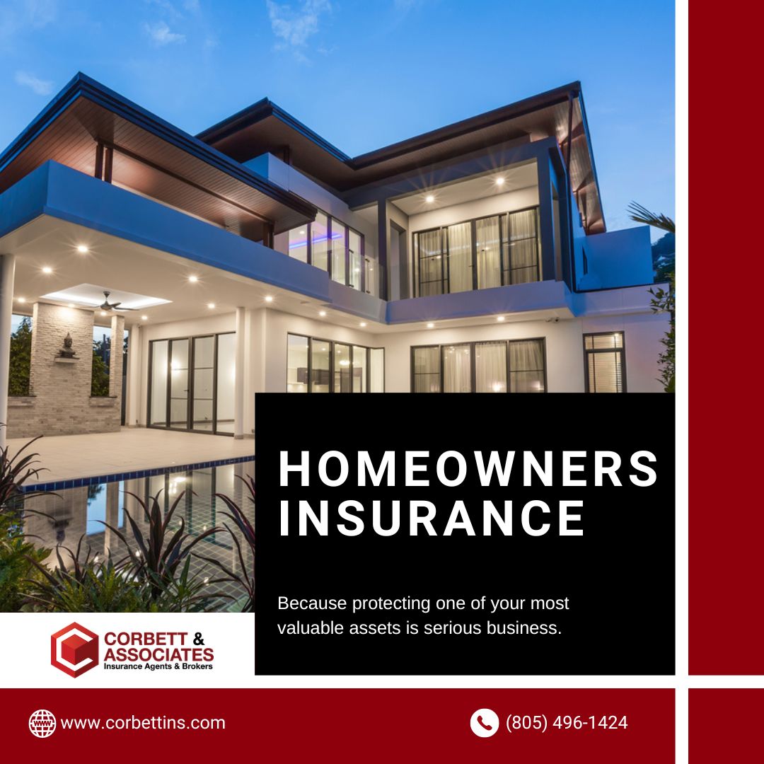 CorbettIns's tweet image. If you're like most homeowners in California, your home is your most valuable asset and should be protected as such. Get covered today!

corbettins.com/personal/homeo…

#CorbettInsurance #HomeownerInsurance #InsurancePolicies #newburypark