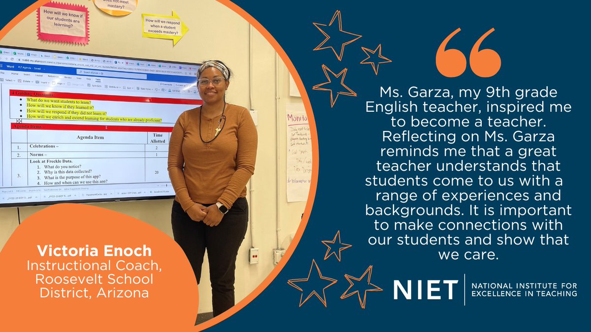 Establishing connections with our students and demonstrating care is crucial because of the diversity of experiences and backgrounds they come from. #TeacherAppreciationWeek <a href="/RSDNo66/">RSD No. 66</a> <a href="/azedschools/">Arizona Department of Education</a>