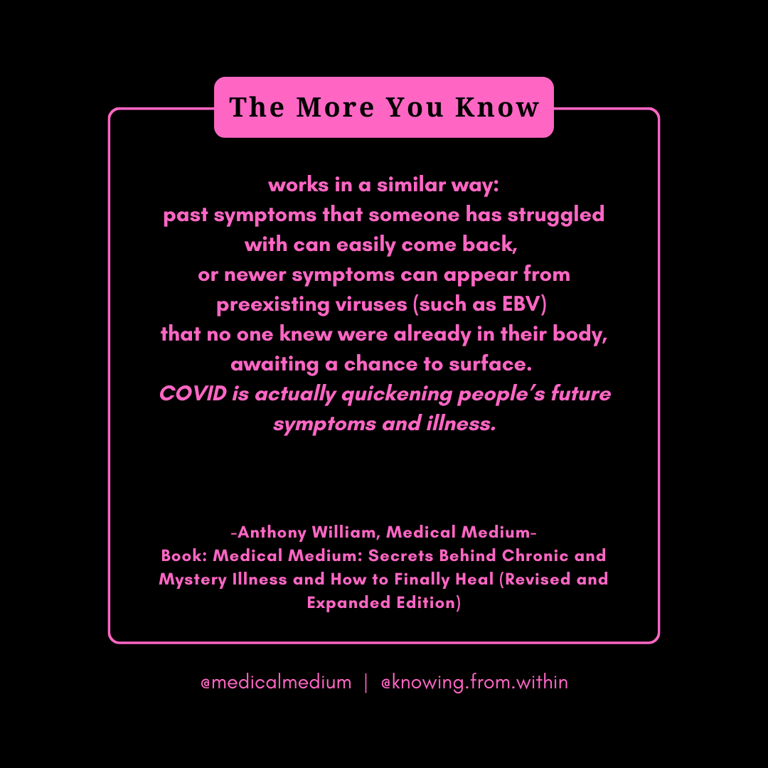 knowing_within_'s tweet photo. #longcovid #vaccineinjury #vaccinesideeffects #EBV #youcanheal #medicalmedium #thetruth #celeryjuice #saveyourself https://t.co/Tr7JGqdsGX