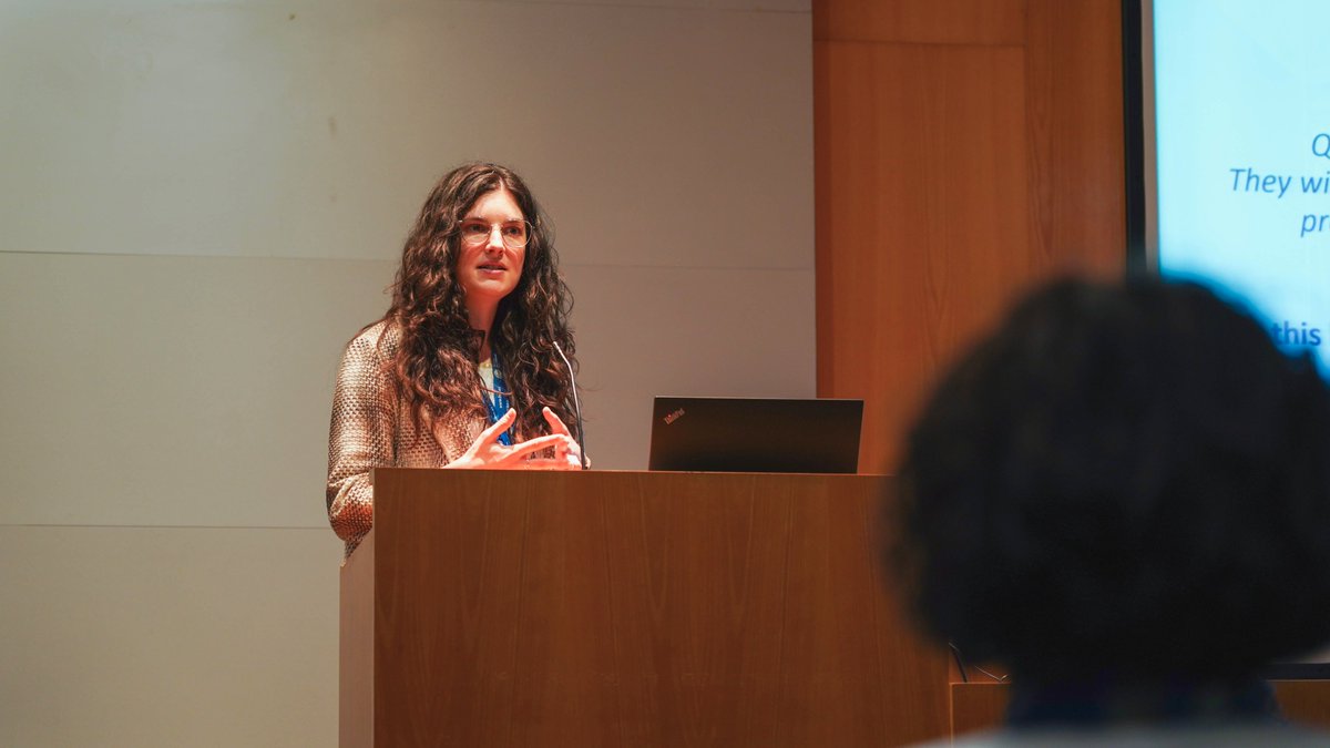 QUANTIC group (@quantic_bsc) on Twitter photo After yesterday's keynote talk by <a href="/albaclierta/">Alba Cervera-Lierta</a>, our PhD students also joined the #DocSym23 at <a href="/BSC_CNS/">BSC-CNS</a> !
<a href="/bertacasas07/">Berta</a> with "Introduction to machine learning with Quantum Computers" and <a href="/sergiml/">Sergi Masot</a> with "New tensor network structures in 1.5D"
<a href="/QuantumSpain_ES/">Quantum Spain</a> After yesterday's keynote talk by <a href="/albaclierta/">Alba Cervera-Lierta</a>, our PhD students also joined the #DocSym23 at <a href="/BSC_CNS/">BSC-CNS</a> !
<a href="/bertacasas07/">Berta</a> with "Introduction to machine learning with Quantum Computers" and <a href="/sergiml/">Sergi Masot</a> with "New tensor network structures in 1.5D"
<a href="/QuantumSpain_ES/">Quantum Spain</a>