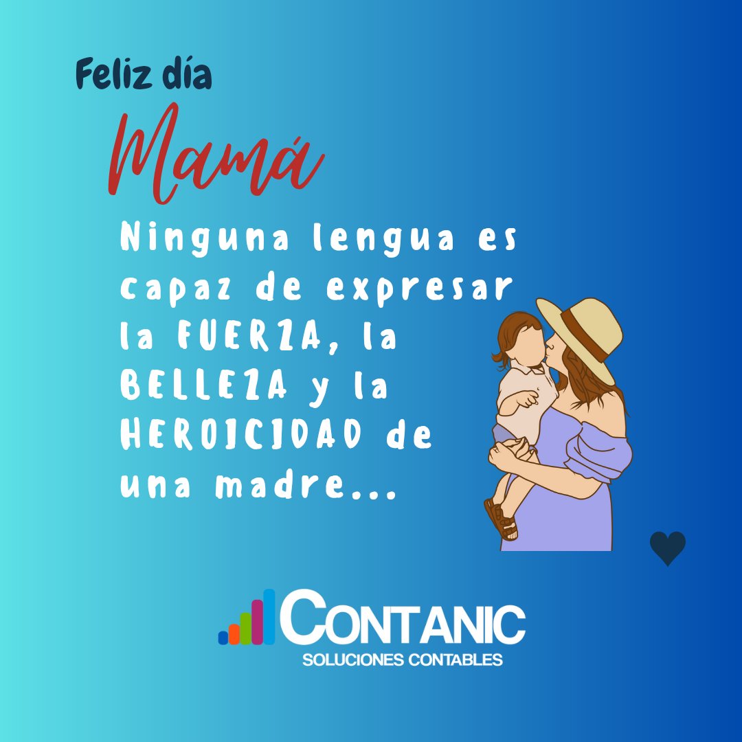 CONTANIC's tweet photo. Feliz día a todas esas mamis emprendedoras, trabajadoras y luchadoras, qué reciban bendiciones hoy mañana y SIEMPRE. 🌺♥️

#DiaDeLaMadre #mothersday #CONTANIC https://t.co/aj60pw9xkn
