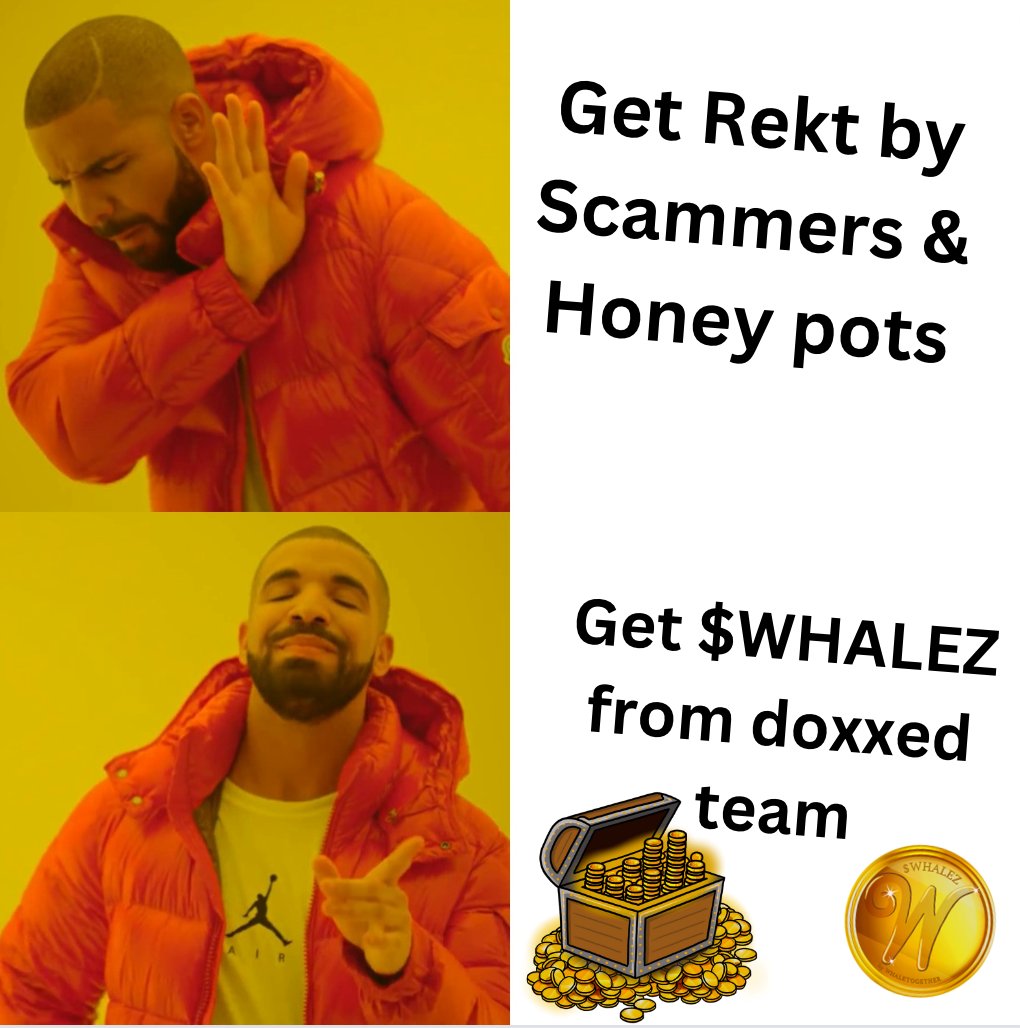 Don't get Rekt!
Get $WHALEZ !

$PEPE $TURBO $RISS
#MemeCoinSeason
