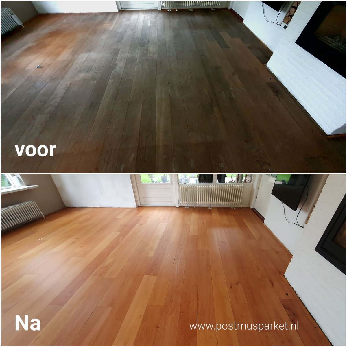 Professioneel houten vloer renovaties tweet media