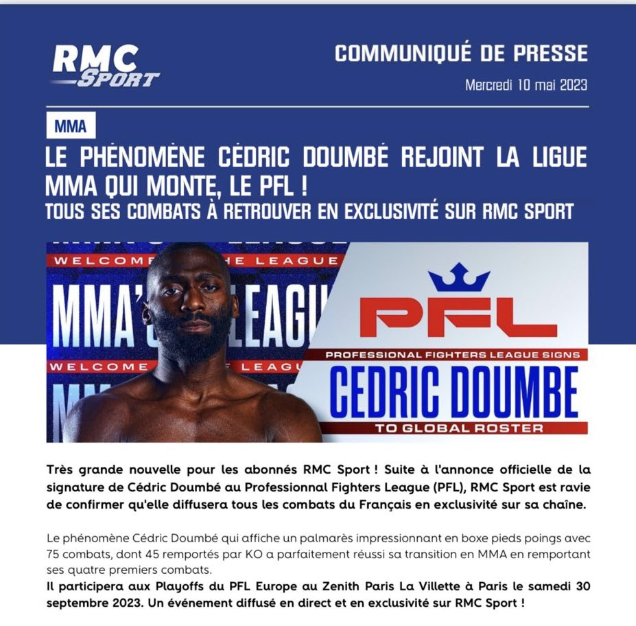 EJC21™ 🇨🇲 on Twitter "RT MMArena_ 🚨 RMC Sport diffusera bien tous